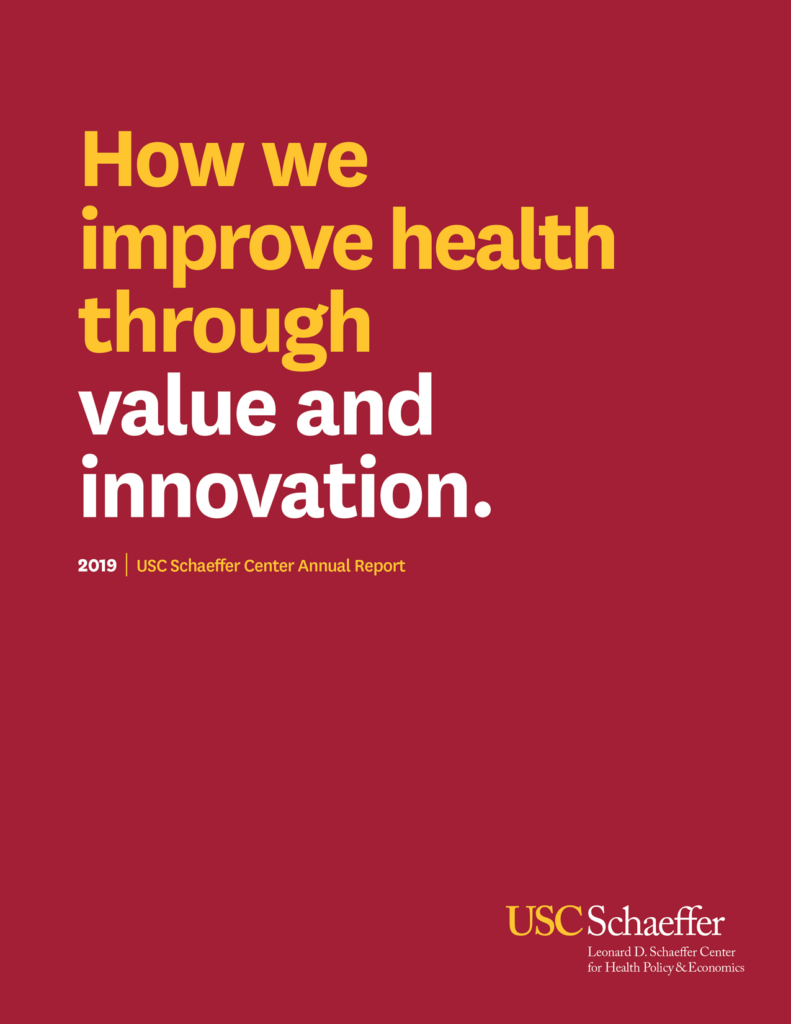 2019 Schaeffer Center annual report